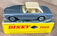 Dinky Toys Mercedes 230 SL France N°516 d'origine hard top + Boîte Copie - TBE