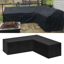 Housse de canapé d'angle robuste tissu Oxford pour protection des meubles d'ext