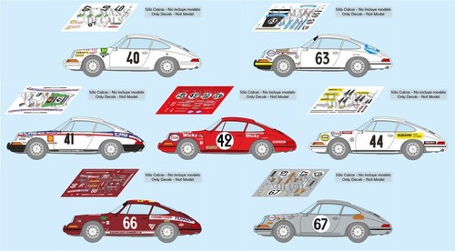 Stickers porsche 911 mans - s,