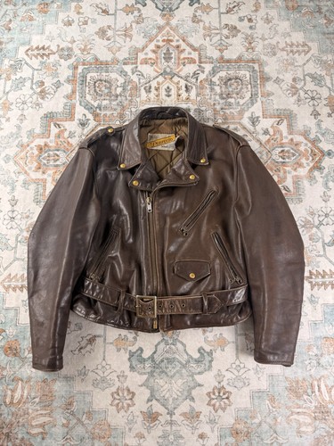 Schott perfecto brown leather - schott,