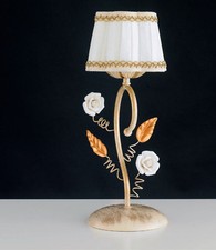 Lampe Classique En Fer Forgé Avec Roses 1 Lumière LGT Bouquet LP
