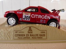 CITROEN ZX RALLYE RAID  N° 201 gagnante du DAKAR 1996 de marque NOREV au 1/43