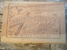 boîte  ancienne zan abauzit et aubrespy  pate de réglisse année 1900 uzes haribo
