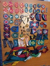Lot ANCIEN INSIGNE TISSU SCOUTS DE FRANCE - SCOUT - SCOUTISME