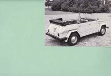 photo de presse / press photo original VW 181 1977