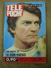 Télé Poche n° 168 20 avril 1969 les debuts tv  de jean marais 