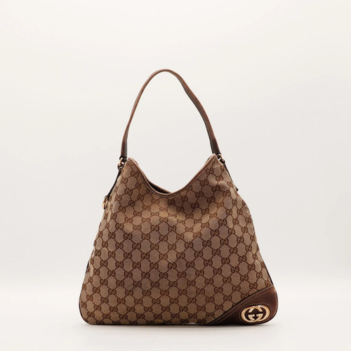 Sac gucci hobo toile - gucci,