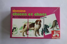 ancien jeu nathan domino chiens et chats