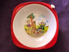 vintage : Assiette à bouillie ORTF " Kiri le clown " 1969  - 