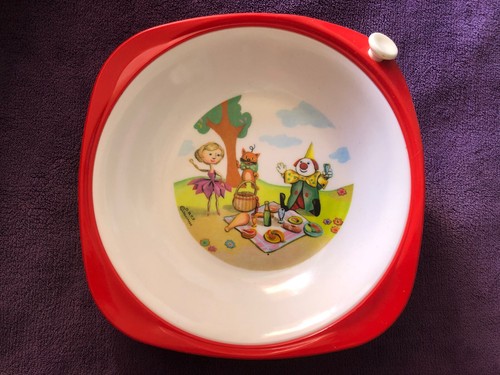 Vintage assiette à bouillie - à,
