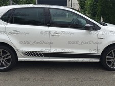 Bandes Latérales Étiquette F. VW Polo V 5-Türer Allstar R WRC Gti Tdi