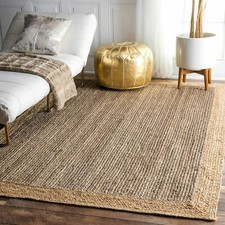 Tapis en jute style tressé