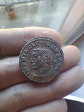 Magnifique Follis De Diocletien Buste A Gauche A Répertorié 