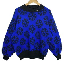 Pull Graphique Flocons Vintage 80’s (Made In Italy)