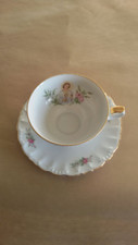 TASSE ET SOUS-TASSE COMMUNION en PORCELAINE GAREIS WALDSASSEN BAVARIA 19  T.B.E.