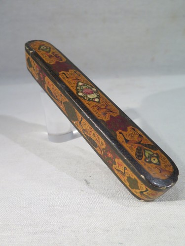 Ancien joli plumier qadjar - plumier,