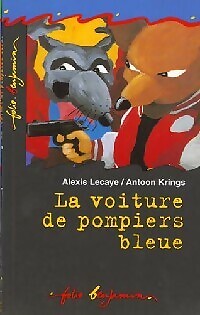 Voiture pompiers bleue - bleue,