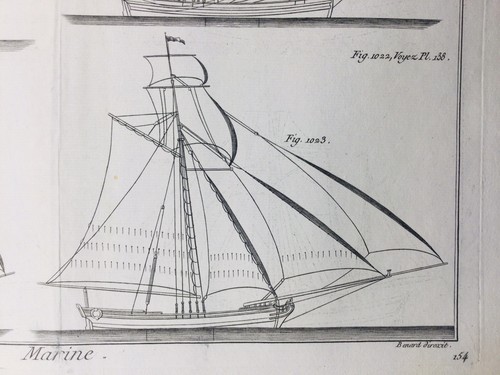 Voilier goélette 1782 - voilier,