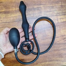 Dildo Pompe Punition Double Boules Charme Anal Plug Masturbator Gonflable Femmes