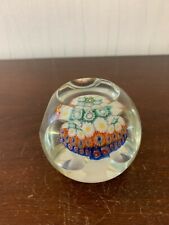 Presse papier Mille fiori en cristal  NO Baccarat 