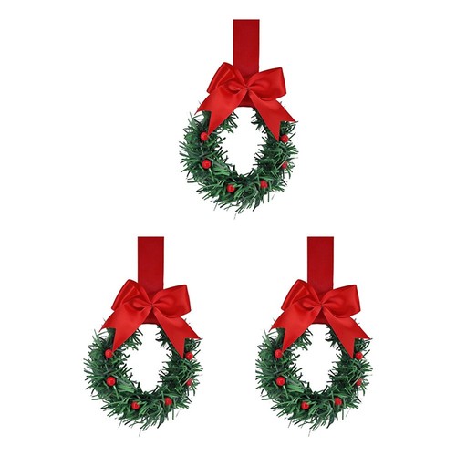 Couronne armoire verte noël - couronne,