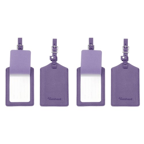 Etiquettes bagages violet - etiquettes, 4