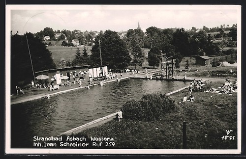 Carte postale asbach - postale,
