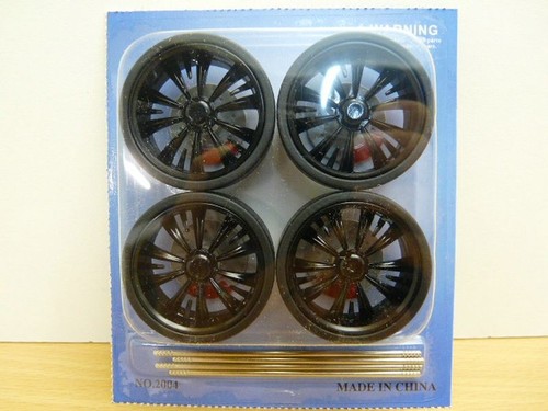 Set jantes tuning noires - 4,