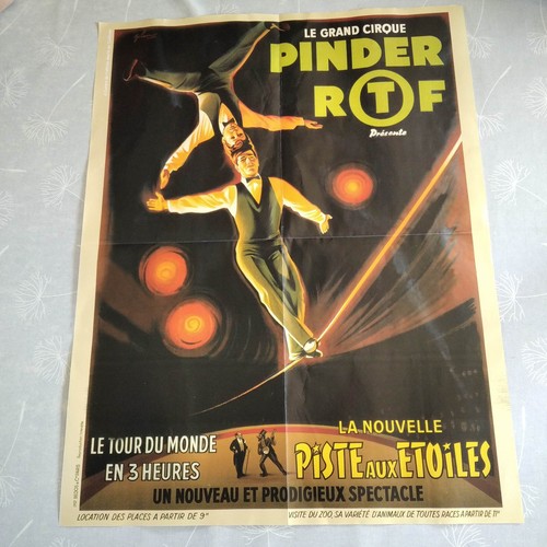 Affiche reproduction cirque - affiche,