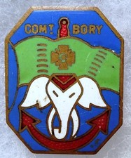 Insigne Marine 1940 Aviso dragueur Commandant BORY éléphant ORIGINAL WWII Augis