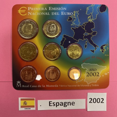 Coffret espagne pièces - coffret,