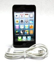 APPLE IPOD TOUCH MODEL A1367 NOIR 32 GO LECTEUR MP3 SOCLE ET CHARGEUR OFFICIEL