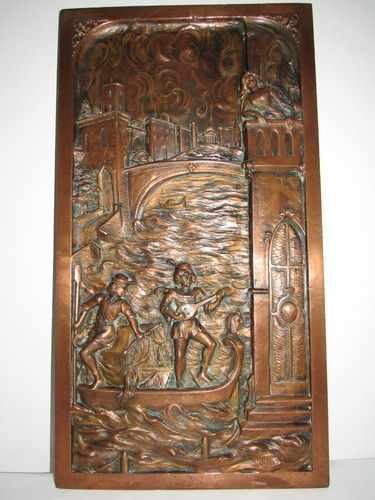 09h12 ancien panneau gondole - gondole, a