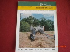 BROCHURE  PUBLICITAIRE  PRESSE RAMASSEUSE RIVIERRE CASALIS   URH 2.050