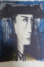 lithographie de BERNARD BUFFET torero MOURLOT FRERES 1967