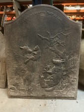 Plaque cheminée ancienne - de,