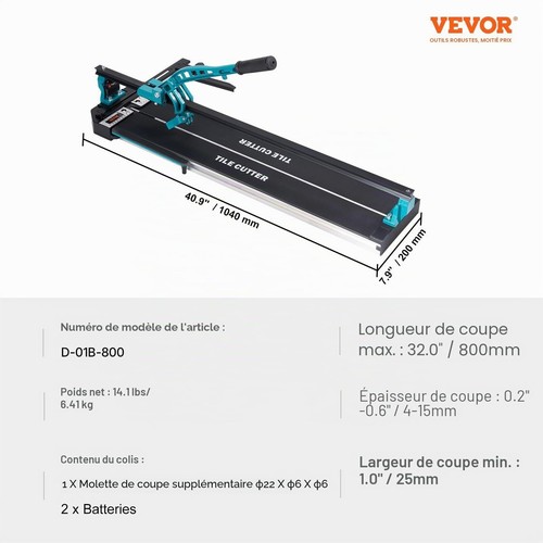 Vevor coupe carreaux manuel - vevor,