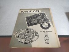 CA799 ETUDE DES BMW LES BICYLINDRES R51 R66 R61 R71 R51/2 R51/3 R67