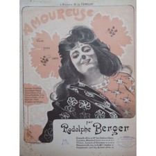 BERGER Rodolphe Amoureuse Piano 1900