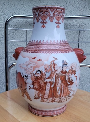 Vase porcelaine chinois - porcelaine, ancien