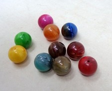 Lot de 10 grosses perles