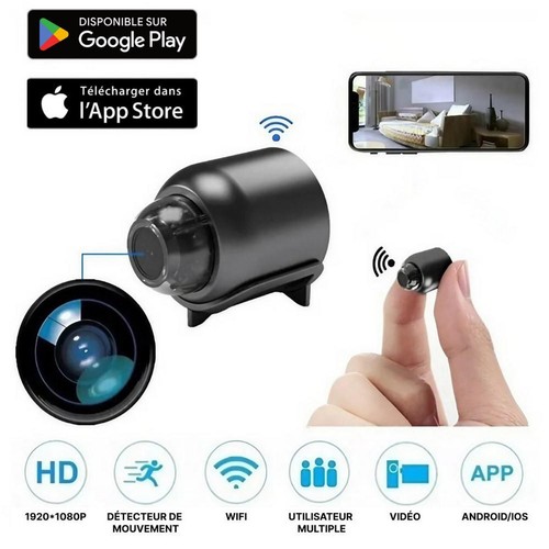 Mini caméra wifi 1080p - 1080p, hd