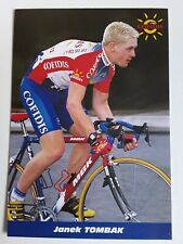 CYCLISME Carte Cycliste JANEK TOMBAK Équipe COFIDIS  1999 .