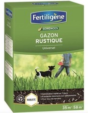 Semence gazon résistant rustique universel 35m2 FERTILIGENE