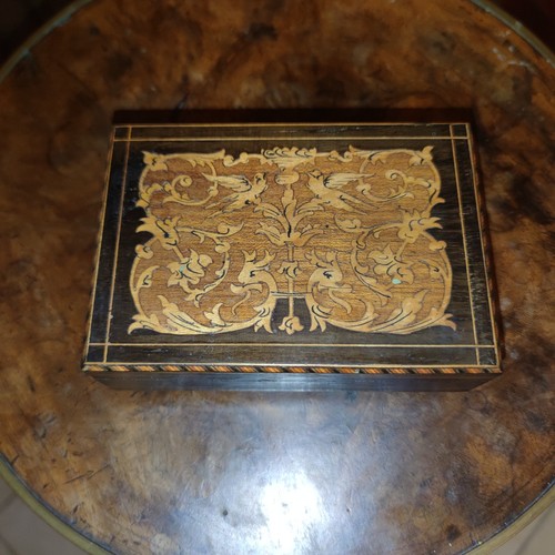 Boîte ancienne marqueterie - boîte,