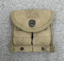 POUCH CARTOUCHIÈRE CARABINE USM1 US M1 AMÉRICAIN 1944 NORMANDIE GI USA WWII WW2