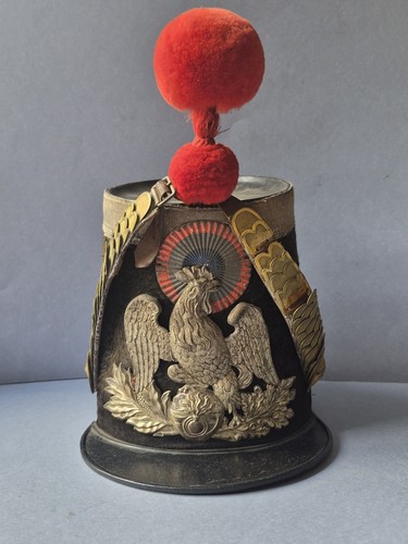 Ancien shako officier epoque - shako,