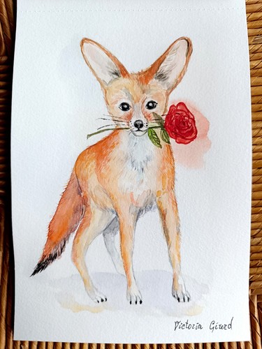 Fennec poétique rose - poétique, la
