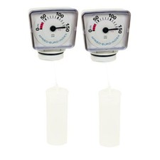 Lot de 2 jauges mécanique AFRISO pour cuve de fuel fioul cuve réservoir d'eau 