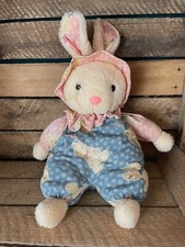 Peluche doudou vintage lapin